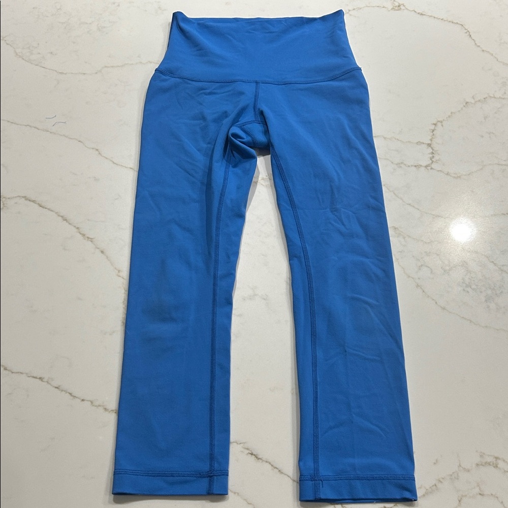 Lululemon Blue High-Waisted Leggings size 4